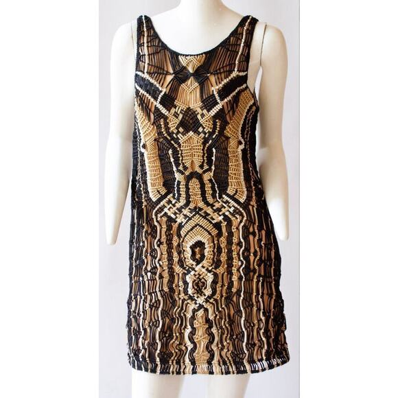 DVF Diane von Furstenberg SS 2014 Macrame Dress - Size Small - Picture 1 of 12